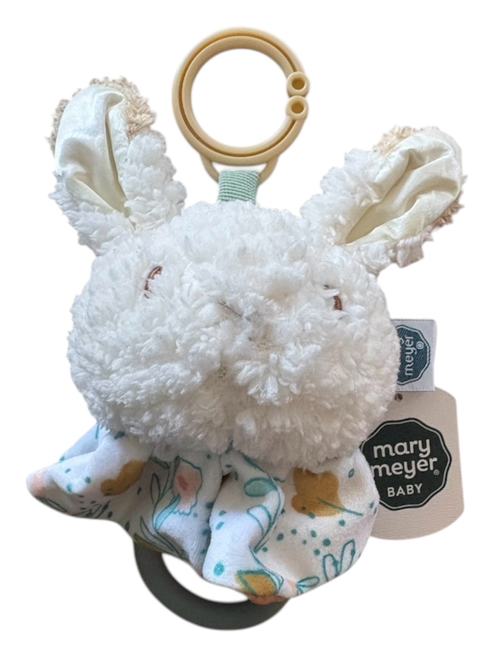 Mary Meyer Musical Pull Toy Stuffed Animal with loop for Stroller/Car seat  NWT